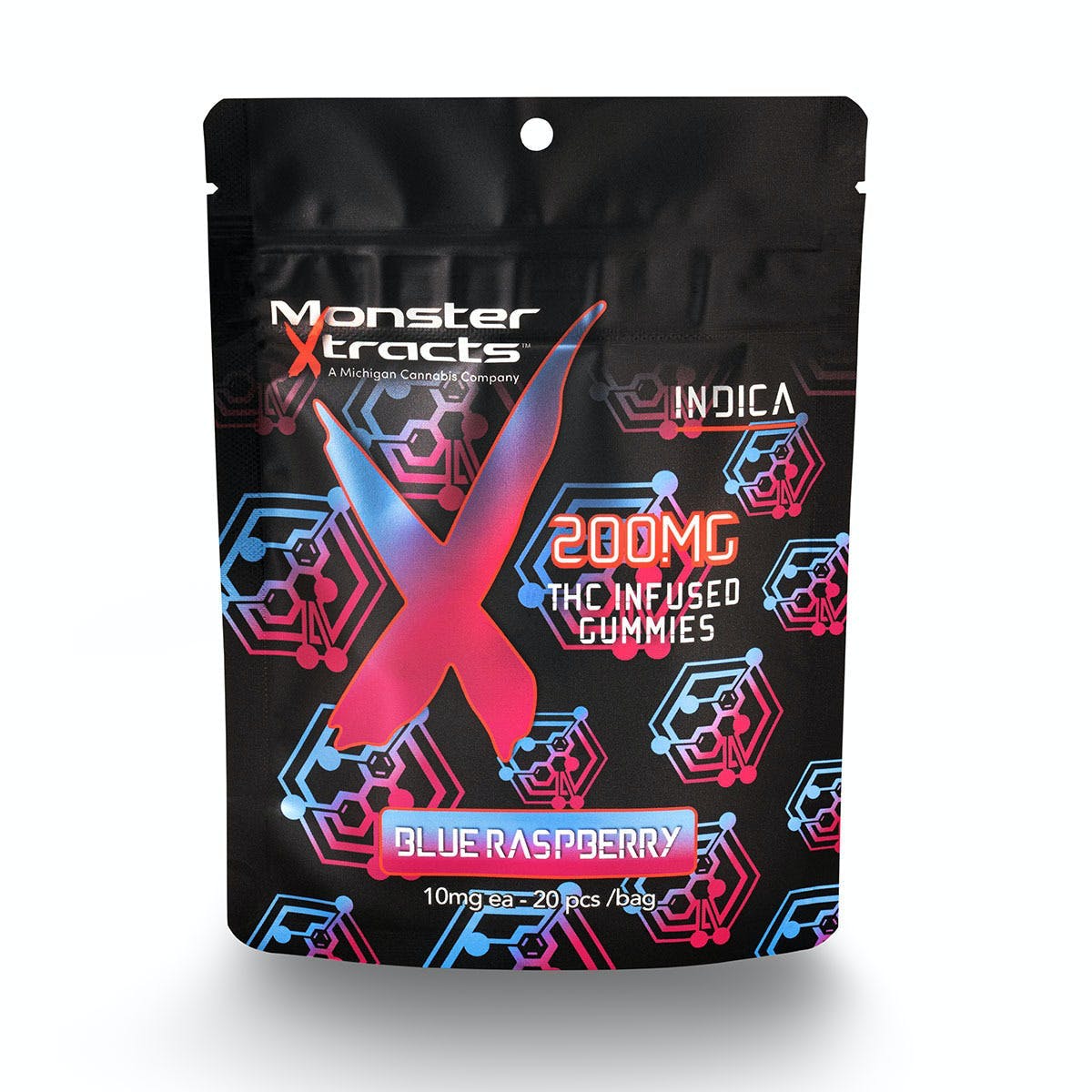 MONSTER | Edible | Gummies | Blue Raspberry | 200mg