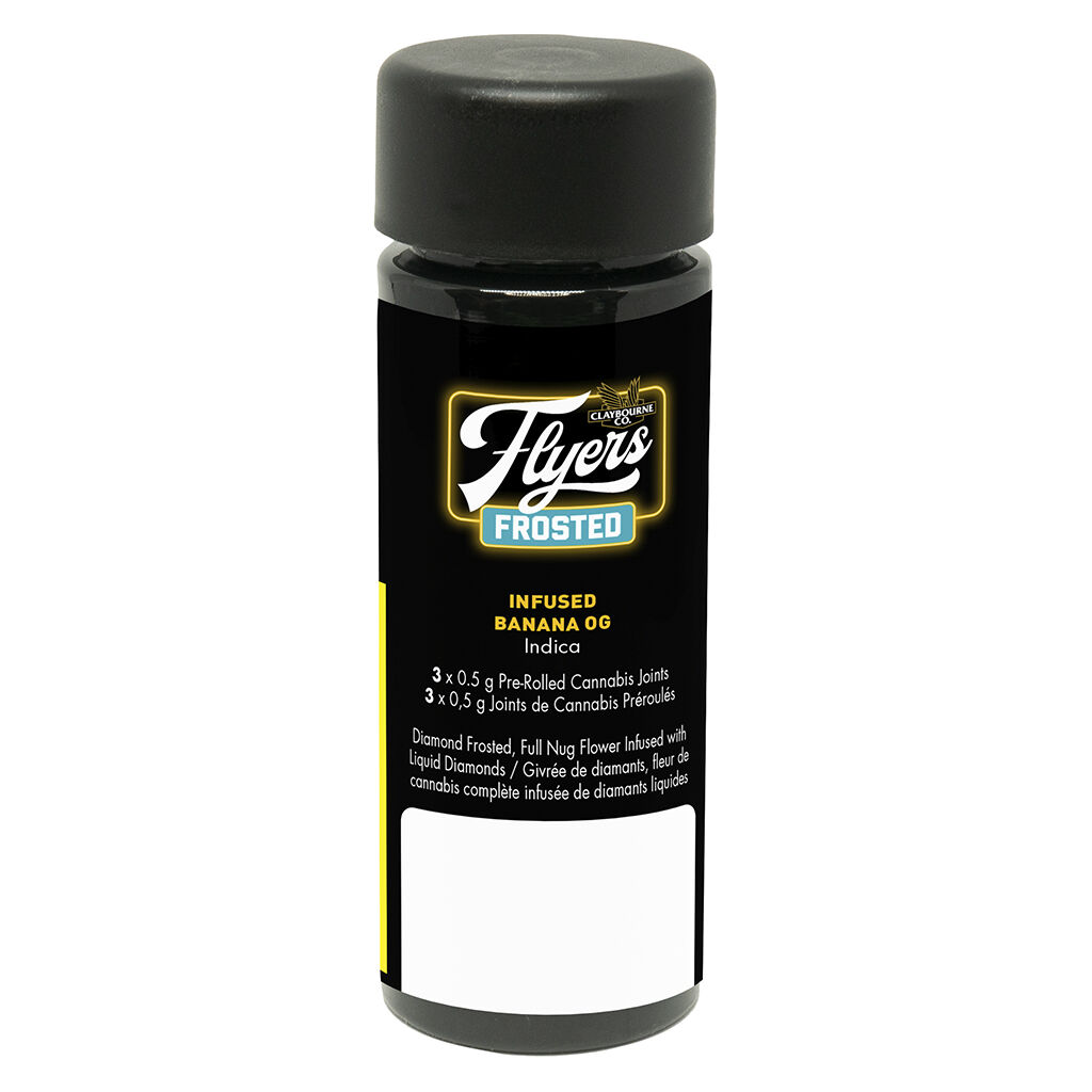 Claybourne - Flyers Frosted Infused Banana OG PRJs - 3x0.5g