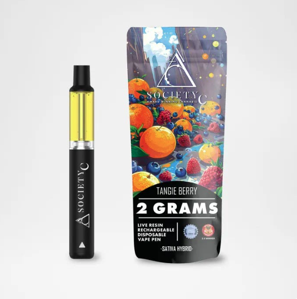 Society C - Live Resin Disposable - Tangie Berry