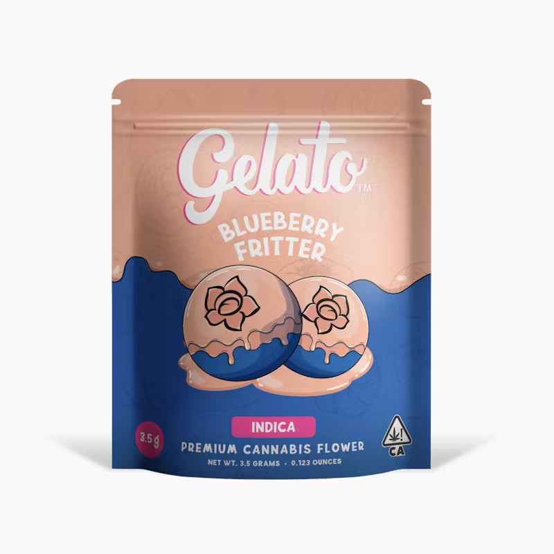 Gelato — Blueberry Fritter