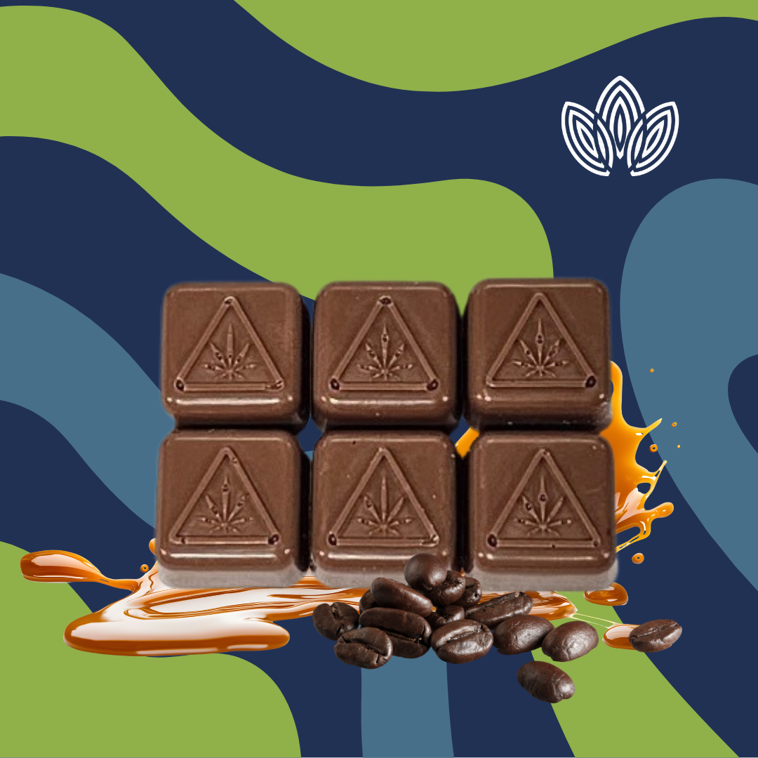 Caramel Milk Chocolate Delights 10pk 100mg