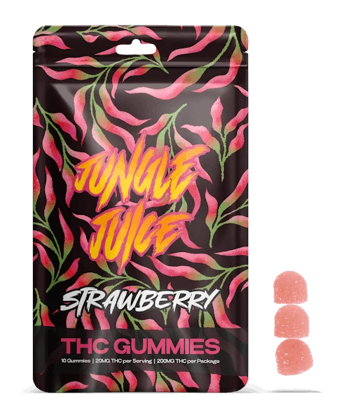 Jungle Juice - 200MG Gummies - Strawberry