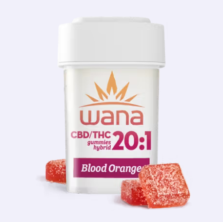 Gummies 10mg: Blood Orange 20:1 CBD:THC 10pc