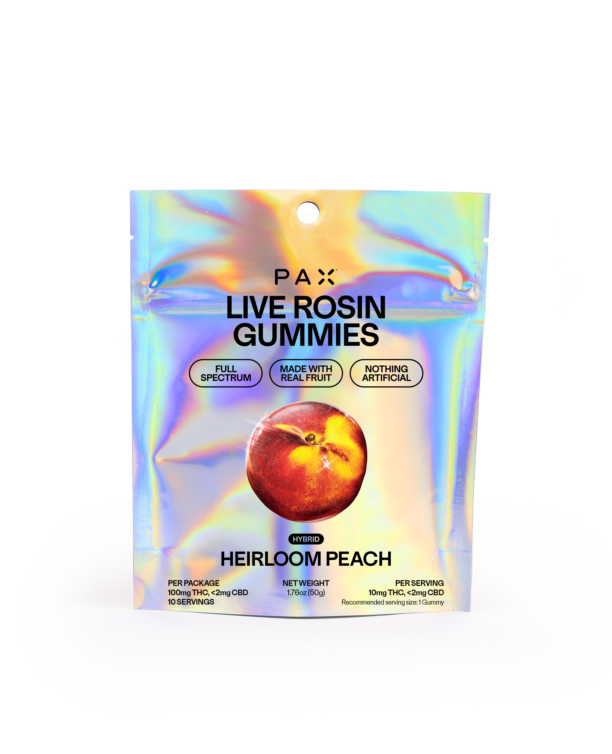 Rosin Gummies Heirloom Peach