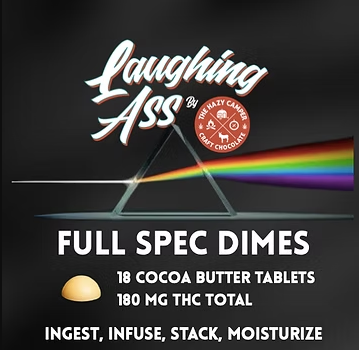 Full Spec Dimes THC Infused Cocoa Butter 10mg x 18 Pcs