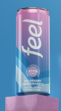 Feel Energy - Wildberry Pomegranate 10mg THC/30mg Caffeine - Energy Drink