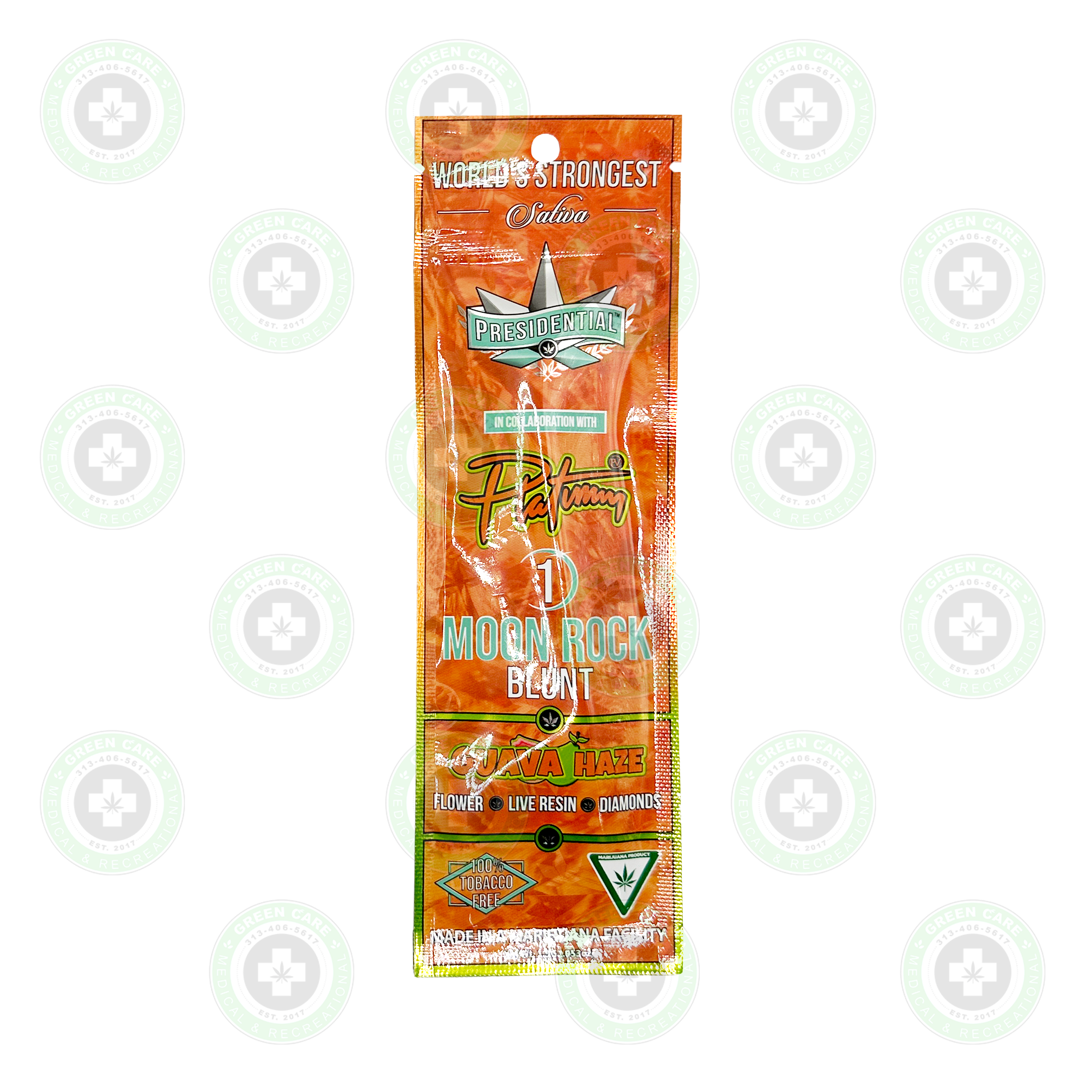 x Platinum Vape - Guava Haze Moonrock Blunt 1.5g | 3/$50