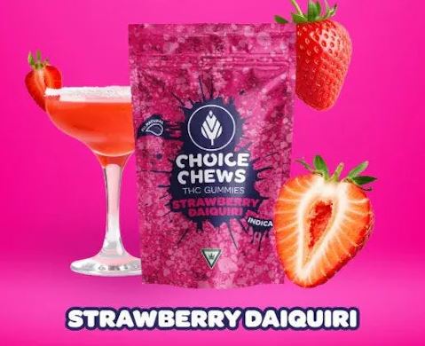 Strawberry Daquiri Indica Gummies | Edibles | 100mg