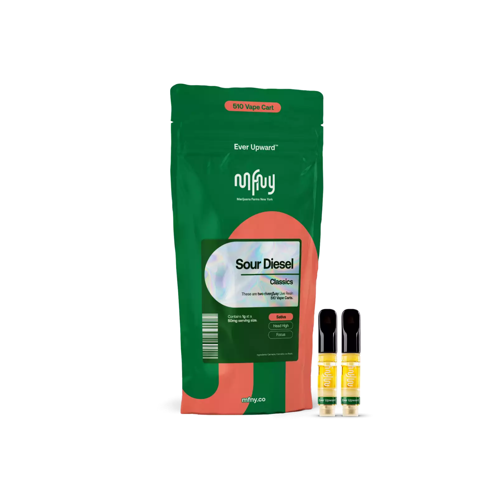 MFNY - Sour Diesel Live Resin Cartridge 2pk - 1g