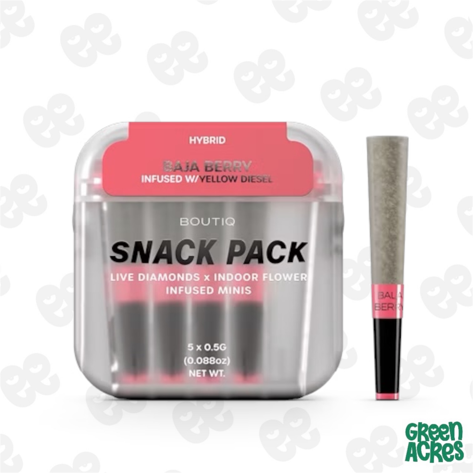 Boutiq: Baja Berry 5pk Infused Snack Pack (5x0.5g)