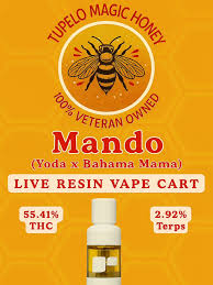Tupelo Magic Honey | 1g | Mando | Live Resin Cartridge