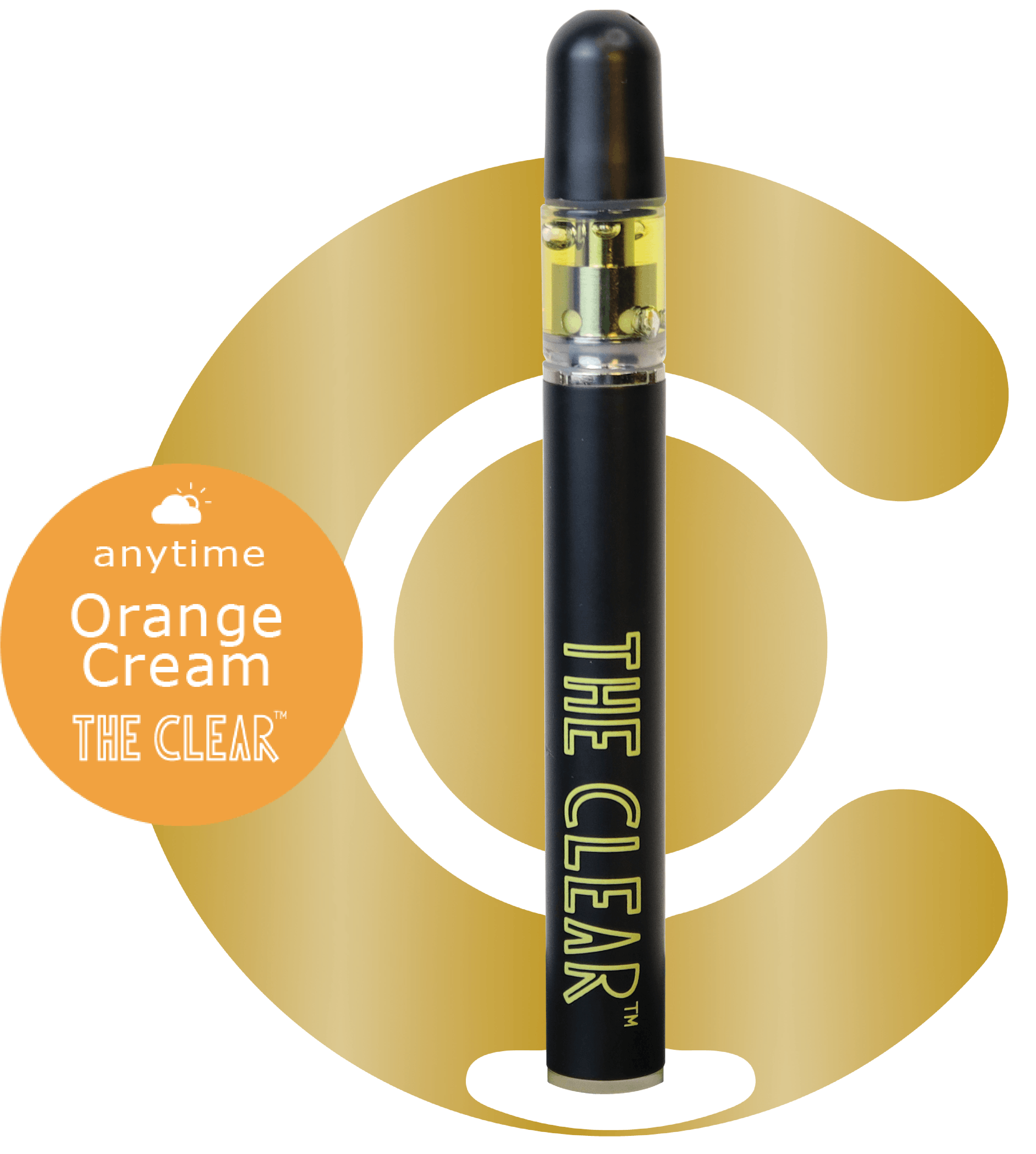 The Clear Vape Disposable 0.5g- Orange Cream