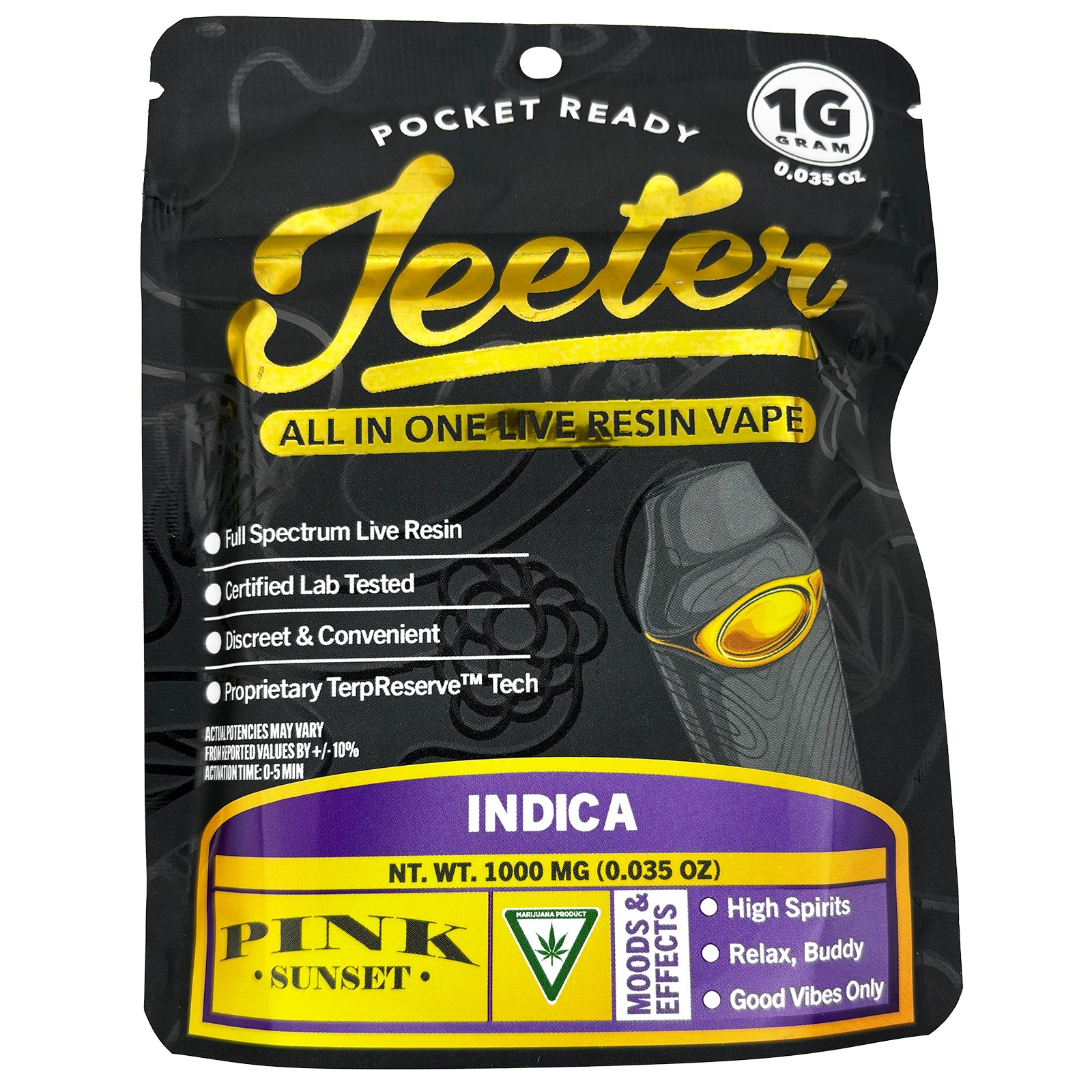 Jeeter Live Resin Disposable Vape | Pink Sunset