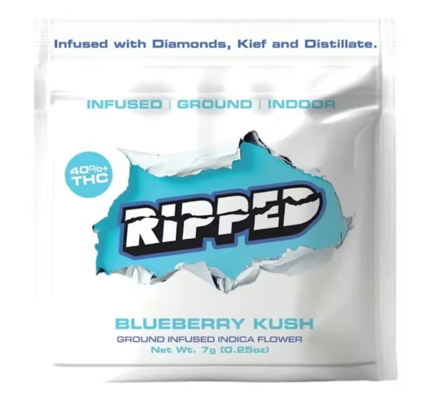 Ripped | Blueberry Kush | Infused Pre-Ground