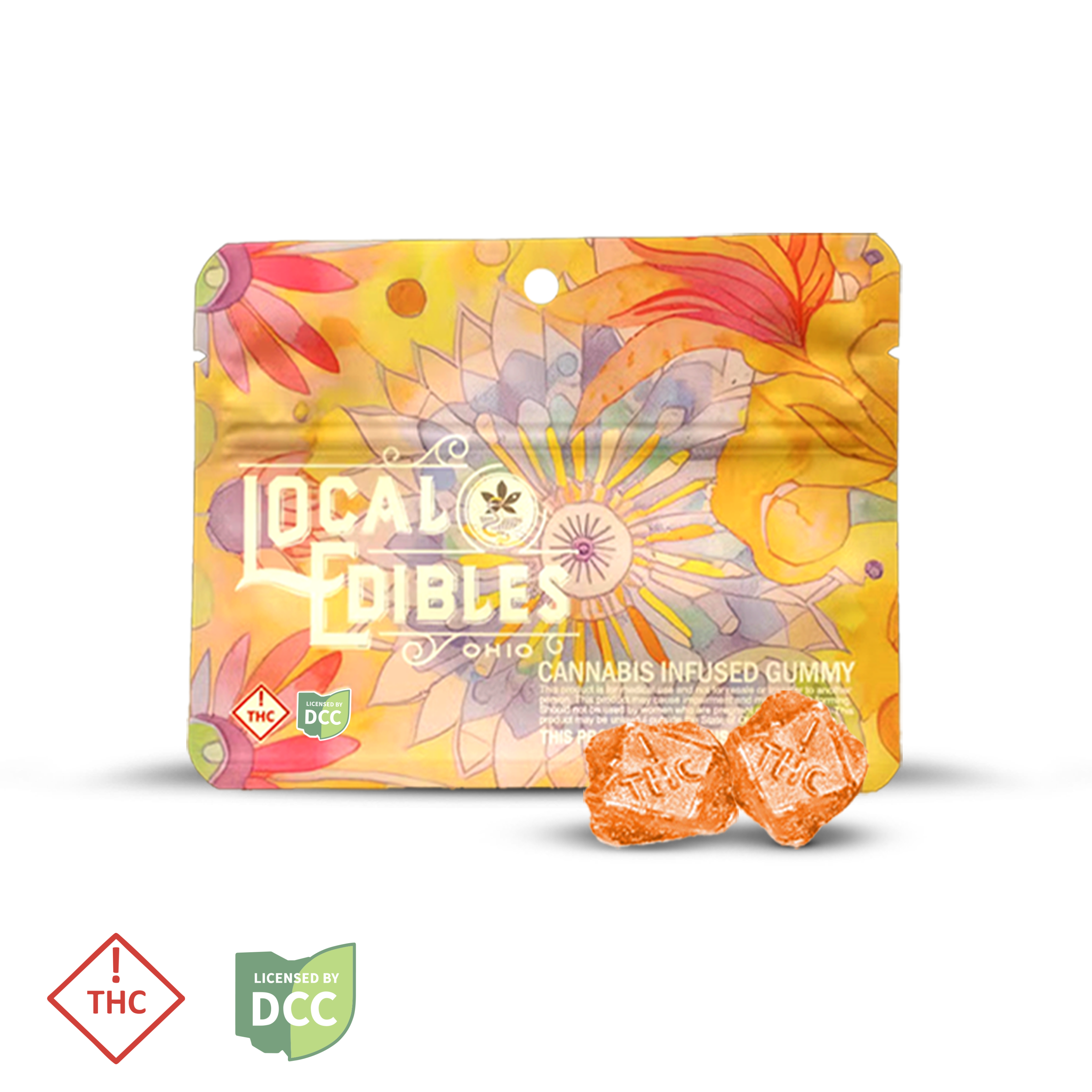 Local Edibles Gummies Pear Mango