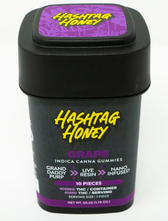 Hashtag Honey | Grape Gummies