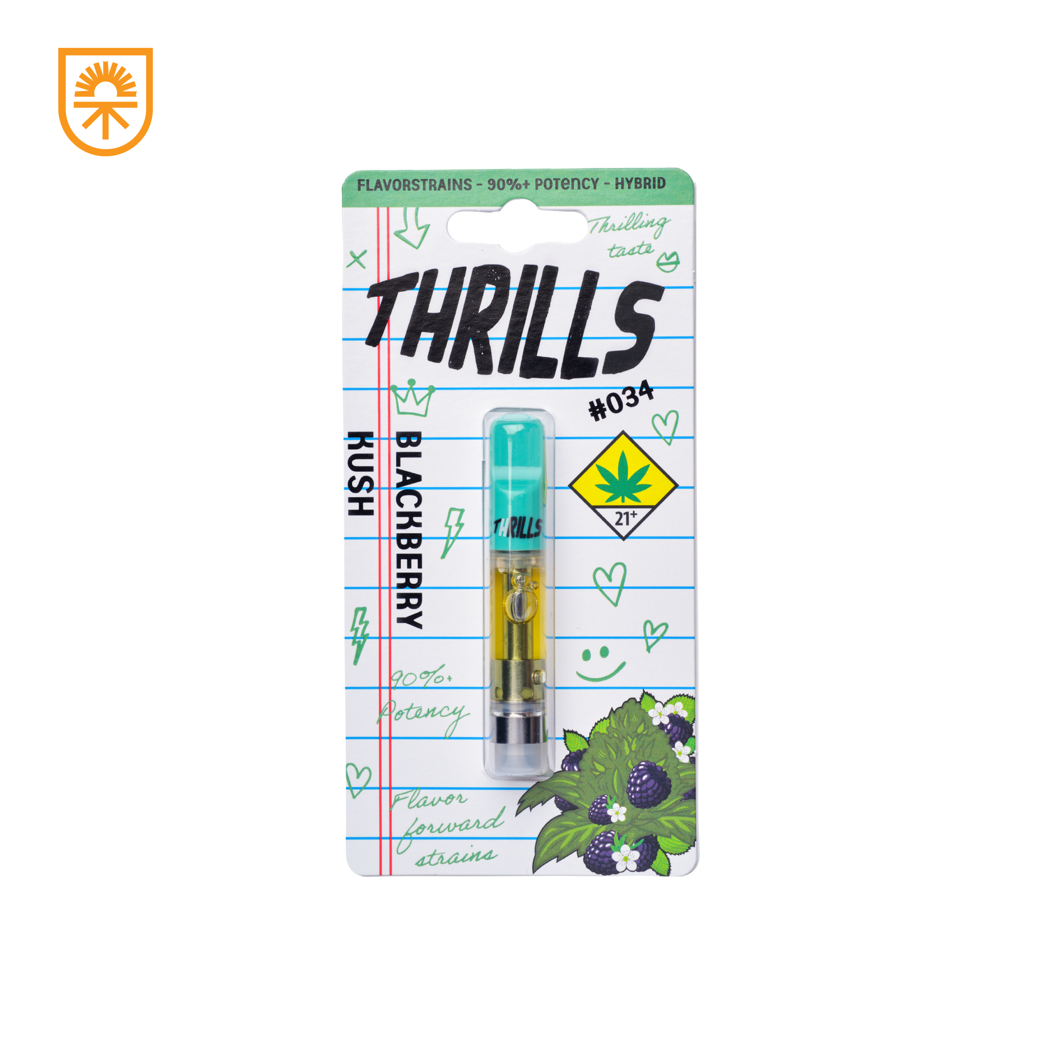 Blackberry Kush - FlavorStrains - Cartridge - 1g