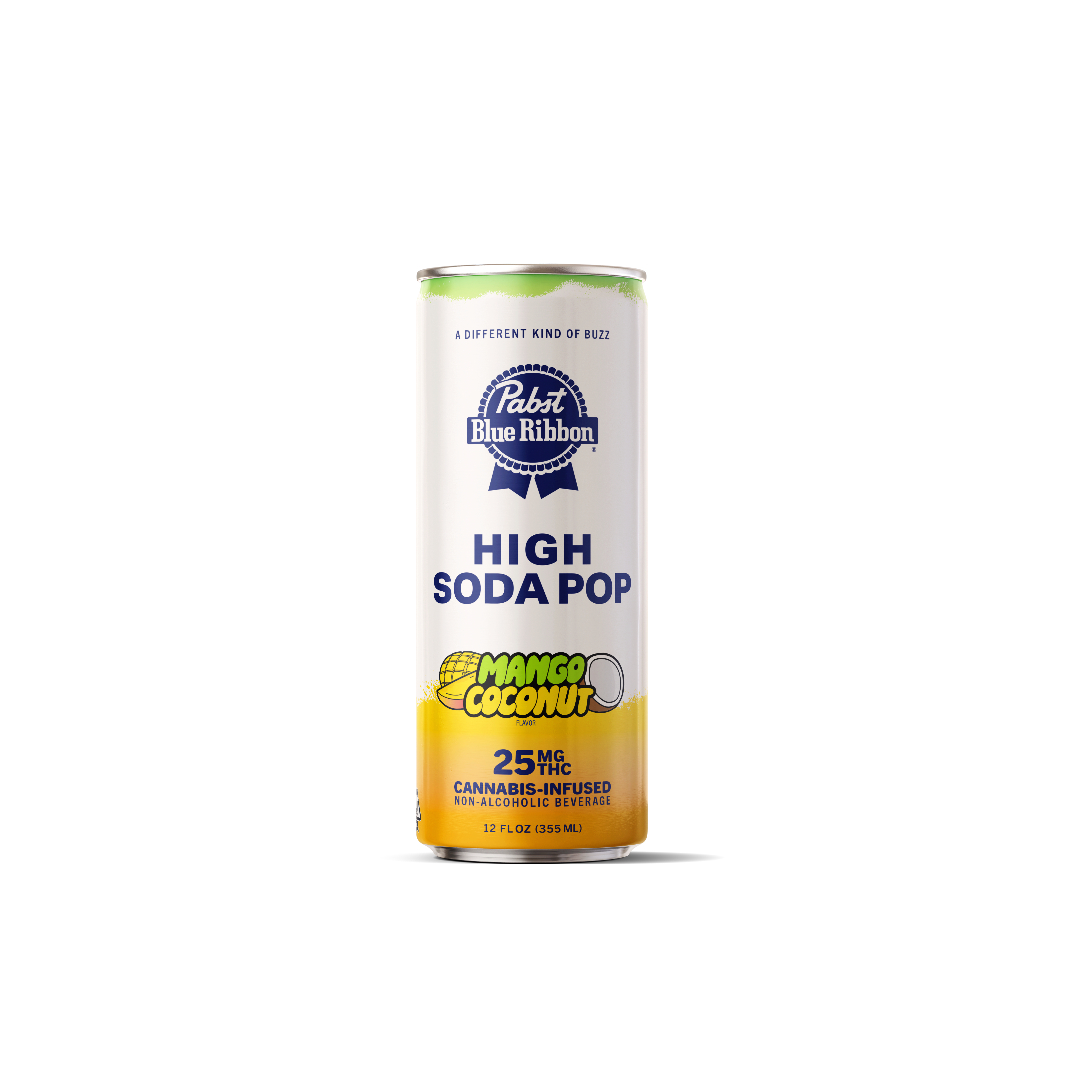 PBR BEVERAGES - HIGH SODA POP MANGO COCONUT 25 MG (1CT)