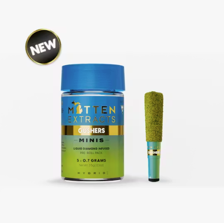 Mitten Extracts Infused Multipack Pre-Rolls 5x.5g -Gushers