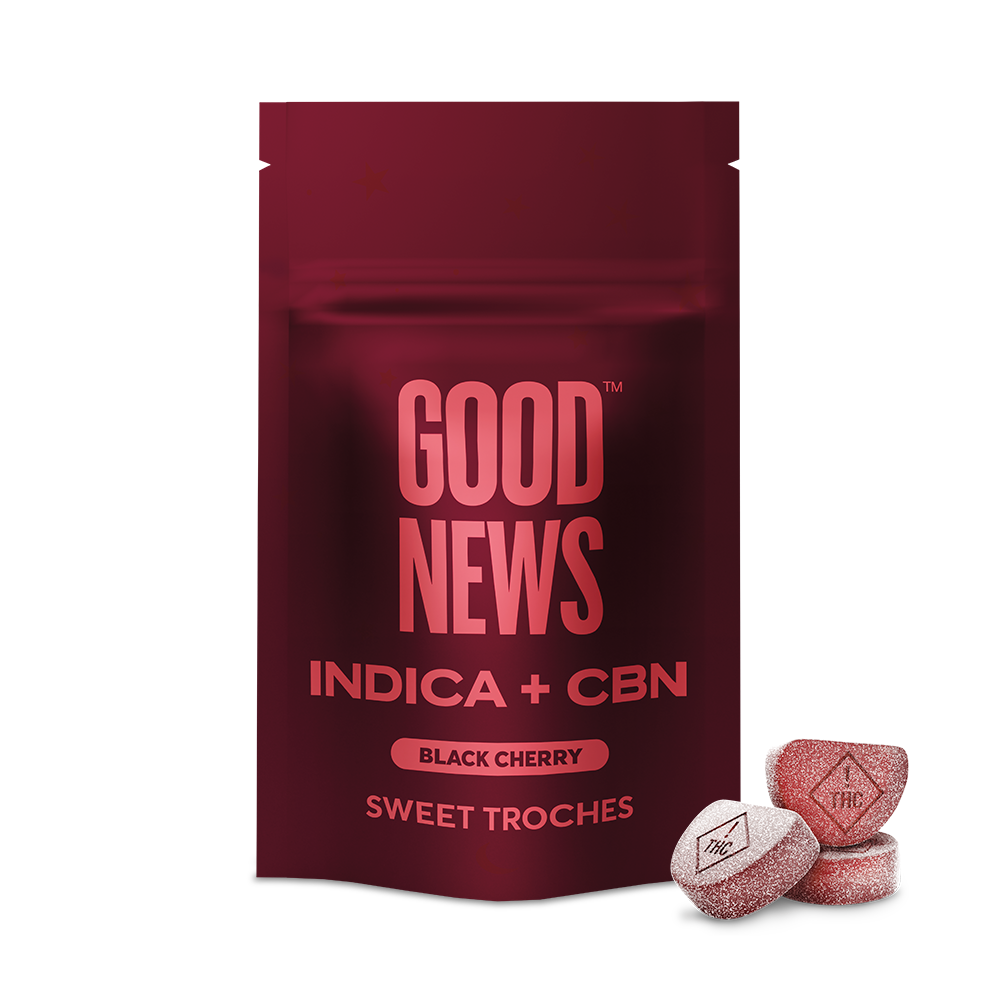 Black Cherry Sweet Troches With CBN 10mg/10ct