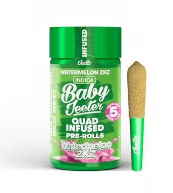 Watermelon ZKZ Baby Jeeter Infused Pre-Roll 5-pack | 2.5g