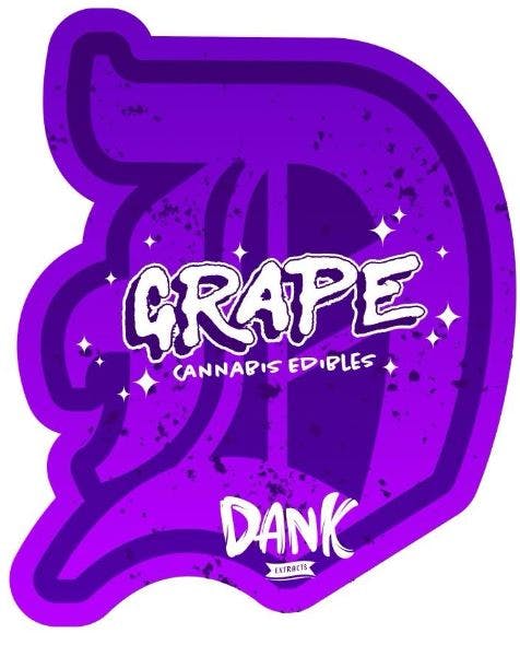Dank: Grape 200mg Gummies