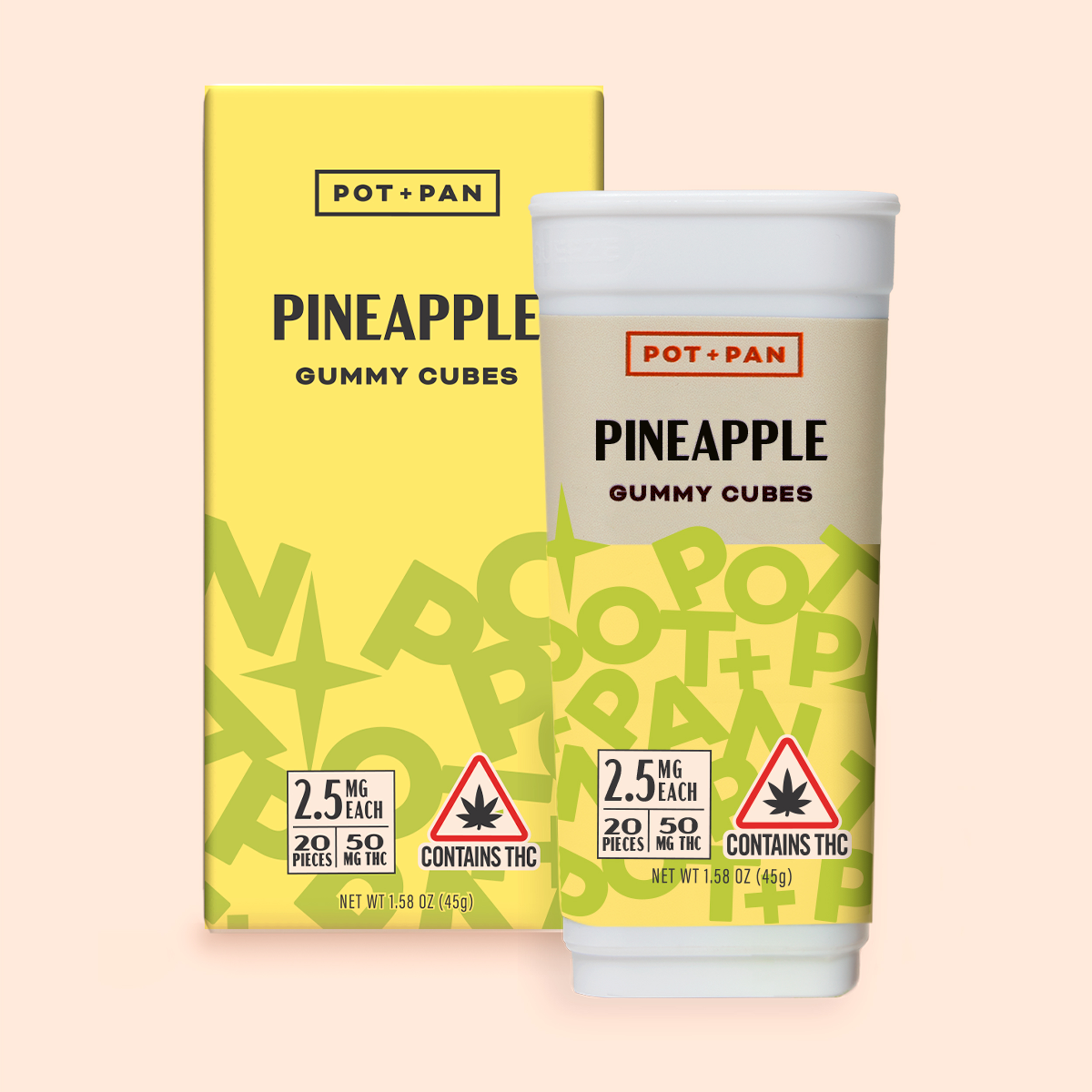 Pineapple Gummies 2.5mg