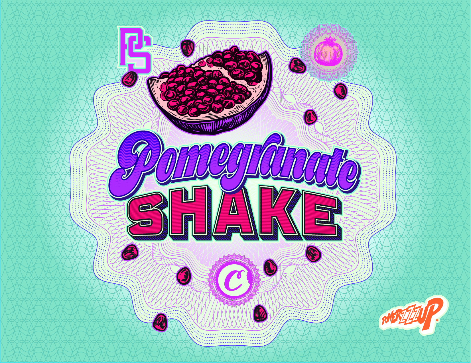 POMEGRANATE SHAKE - COOKIES - FLOWER TUB - 1/8oz in Ukiah