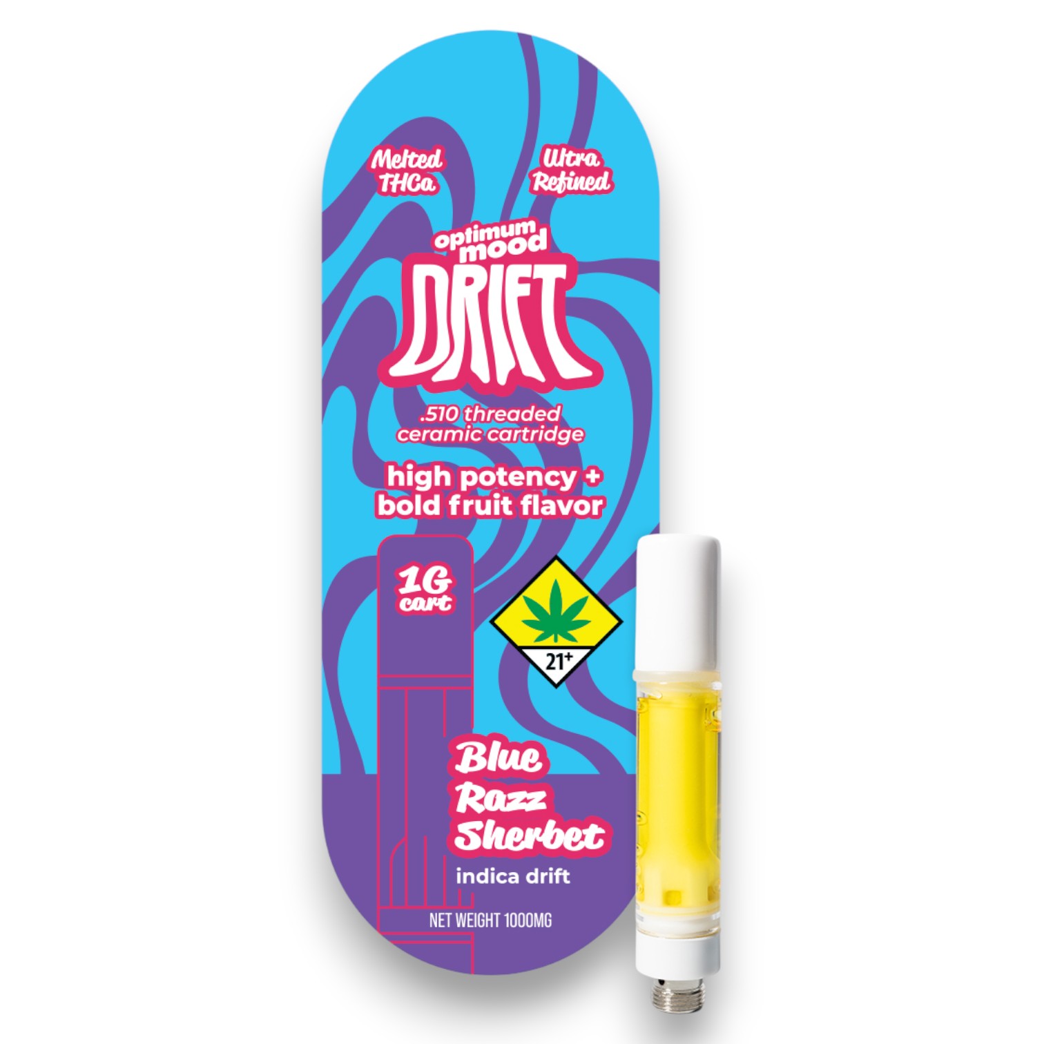 Blue Razz Sherbet - Flavored Cartridge
