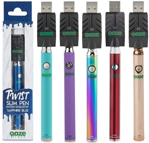Slim Twist Adjustable Voltage Battery Usb Charging Assorted Colors