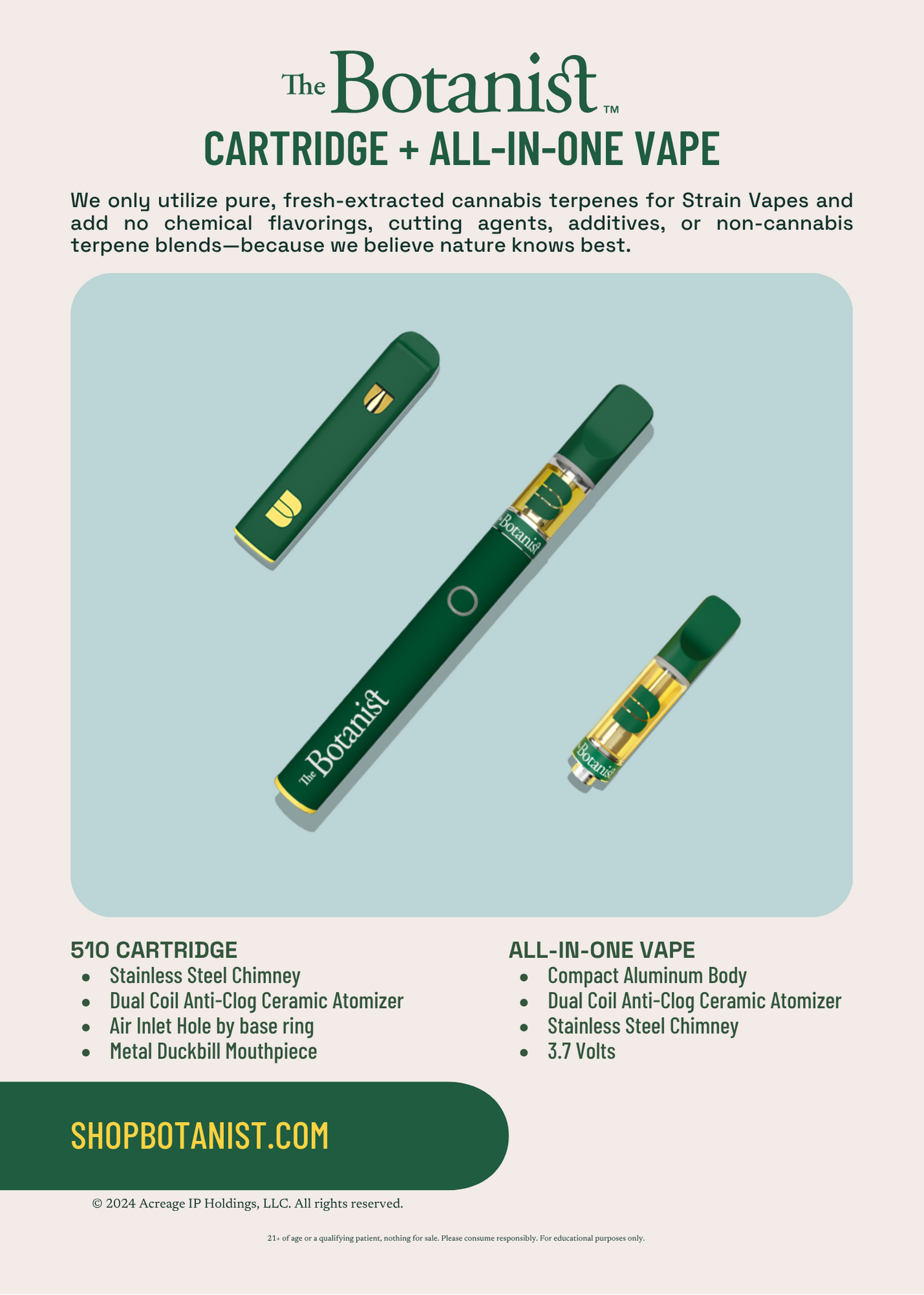 The Botanist: BSCI OG - Cartridge 1g
