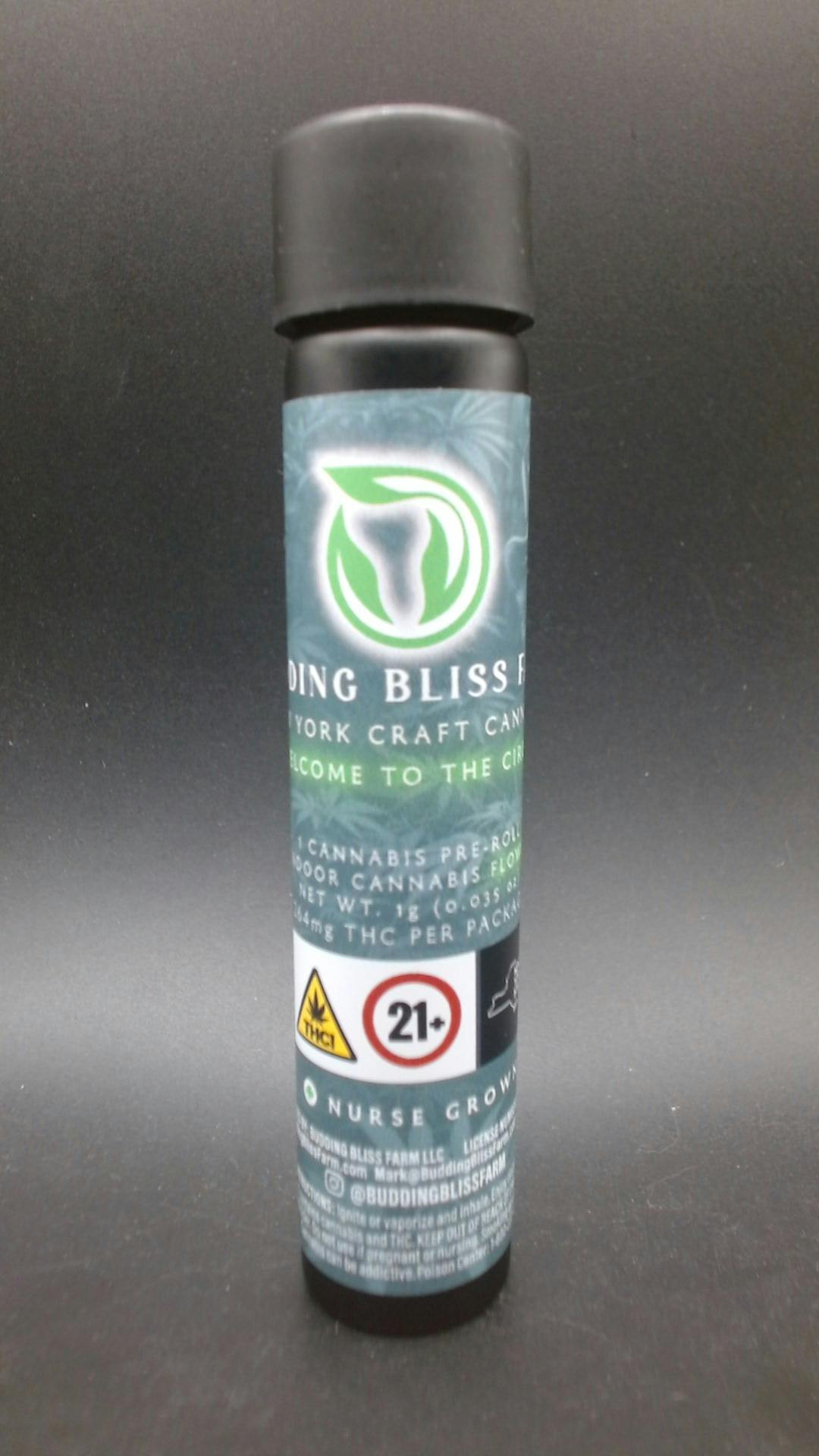 Budding Bliss Farm Blue Zushi Pre-Roll