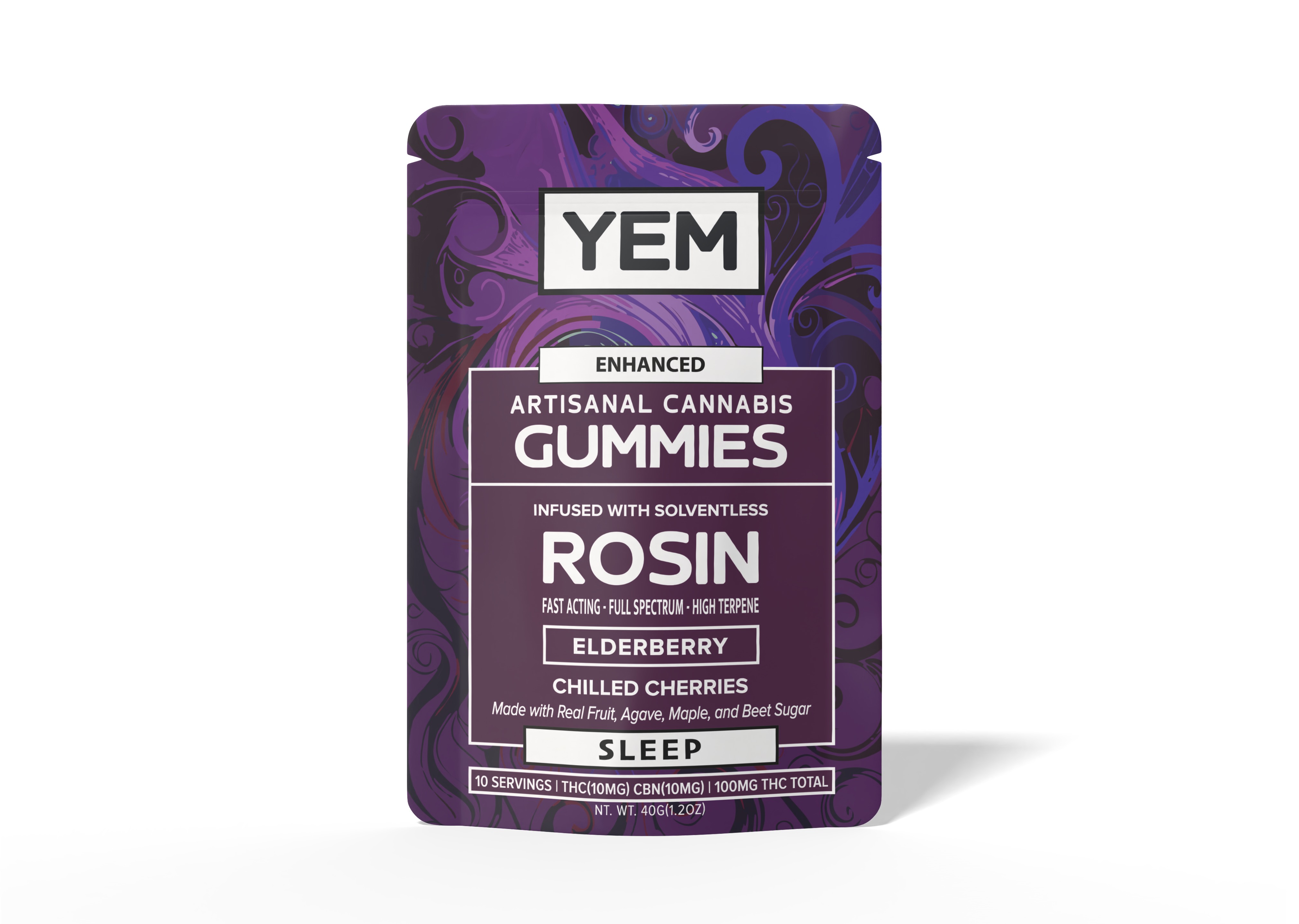 Thc/cbn Elderberry Sleep Rosin Gummies