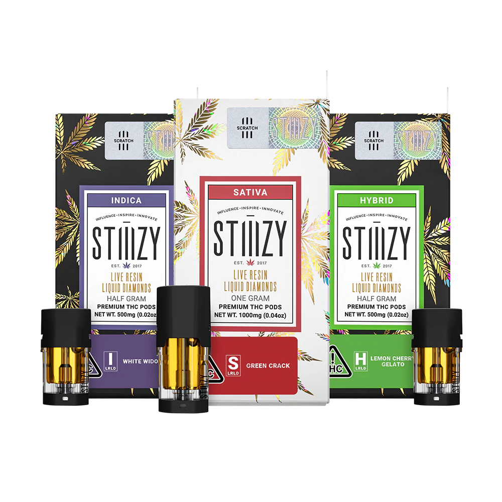 Stiiizy - Cartridge Live Resin Liquid Diamond - Purple Haze (S) (0.95g)