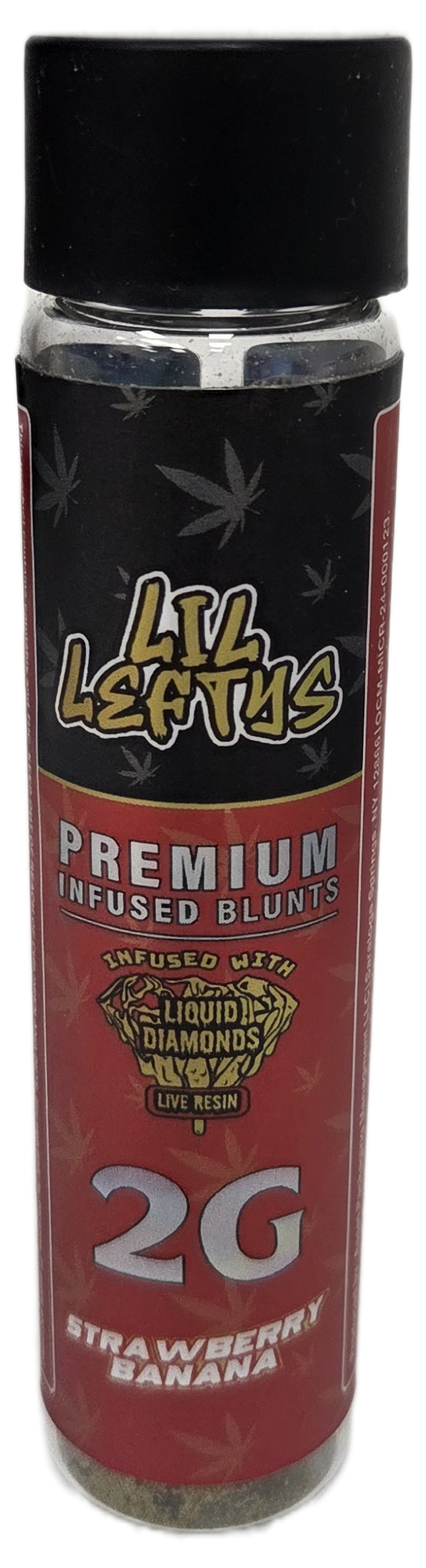 Lil Leftys | Strawberry Banana | Premium Infused Blunts | 2g by Left Coast - pre-rolls cannabis product