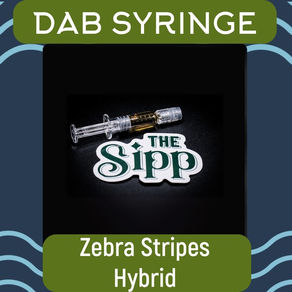 The Sipp | 1g | Zebra Stripes | Syringe