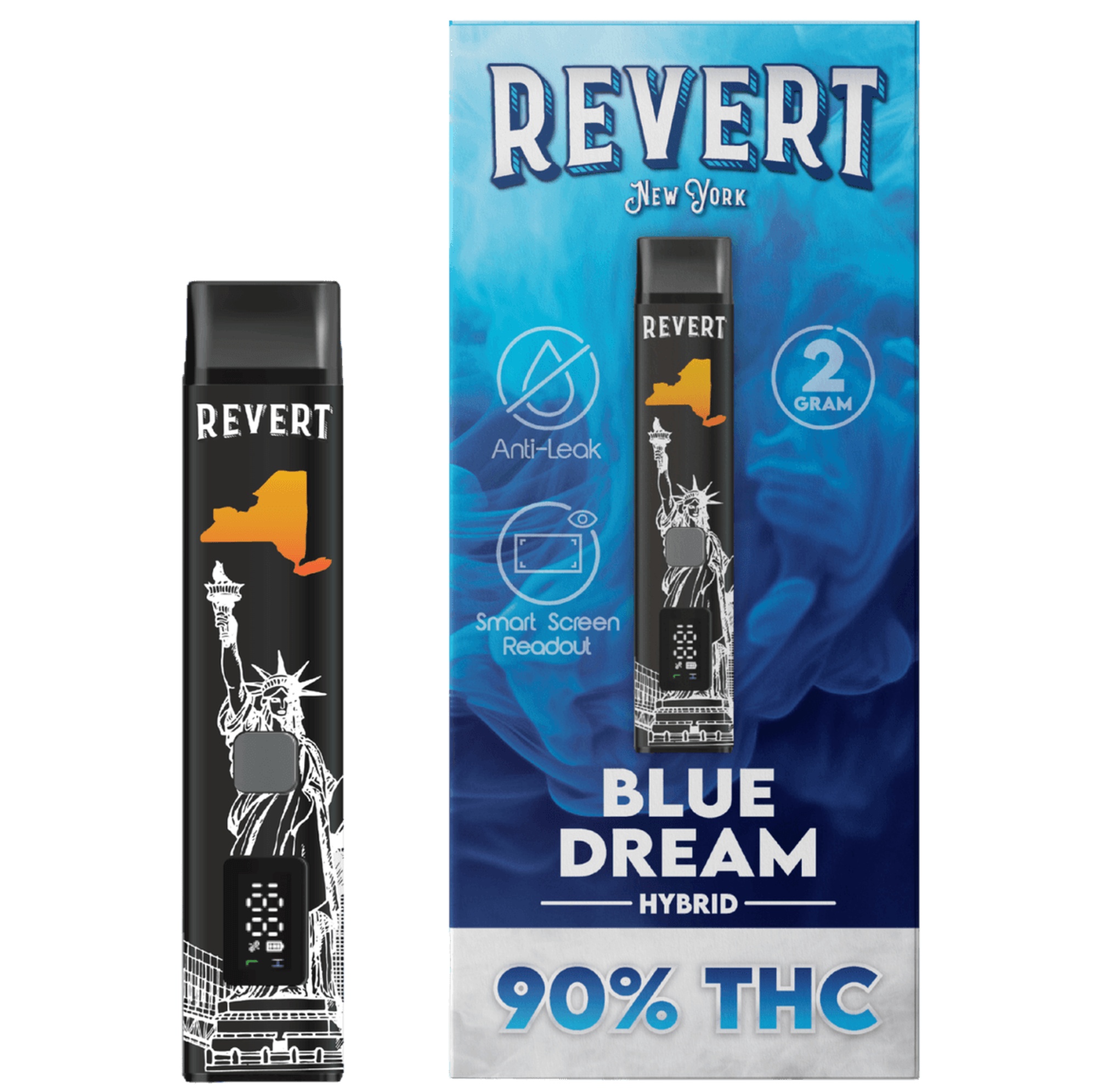 REVERT | Blue Dream | Disposable Vape | Hybrid | 2g