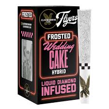 Claybourne Co. - Wedding Cake Frosted Flyers Infused Prerolls 5pk - 2.5g