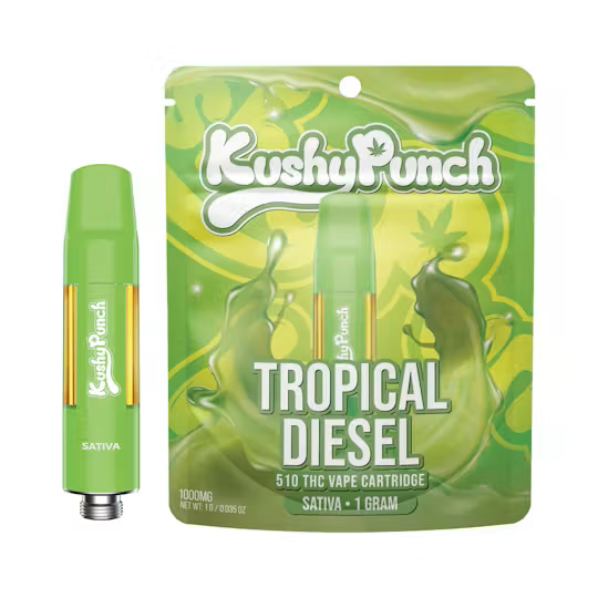 Kushy Punch | 1g 510 Cartridge | Tropical Diesel