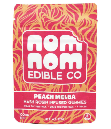 NomNom | 5pk Gummies | Peach Melba | 100 MG