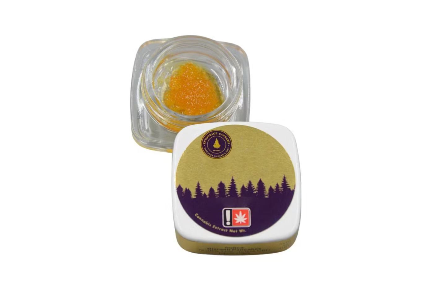 CBDISCOVERY - EXTRACT - SUGAR WAX- 1G - INDICA - GARLIC KNOTS