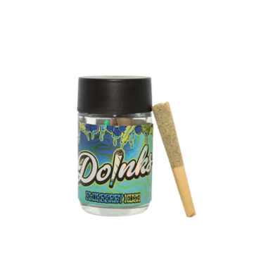 Doinks Blueberry Kush Infused Preroll 4pk