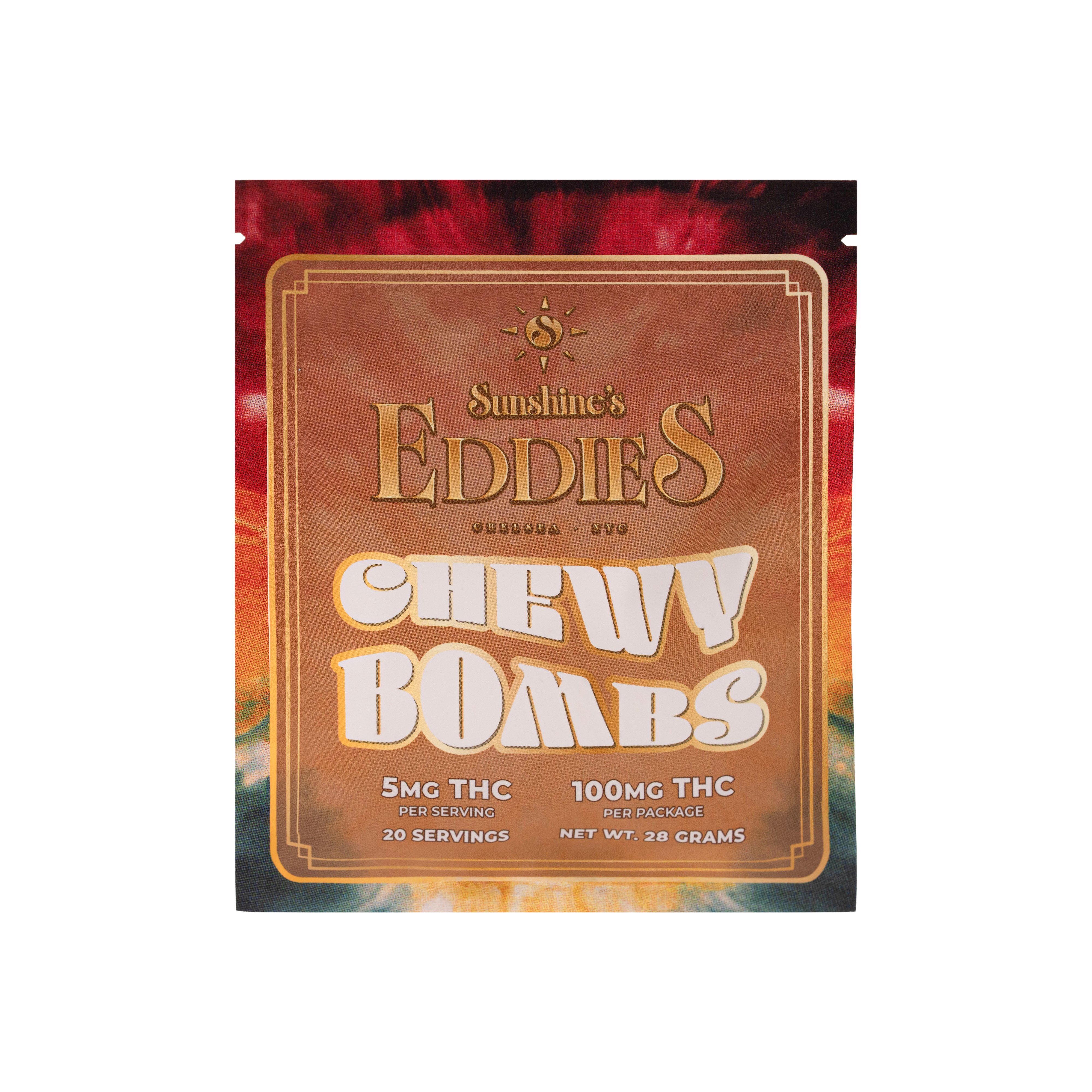 Sunshine's Eddie's | Edibles | Chewy Bombs | 100mg —.1g