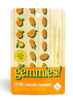 Orange Dreamsicle 1:1 | Single Cluster Gummy 100mg