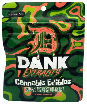Dank Extracts | 200mg Gummies | Watermelon