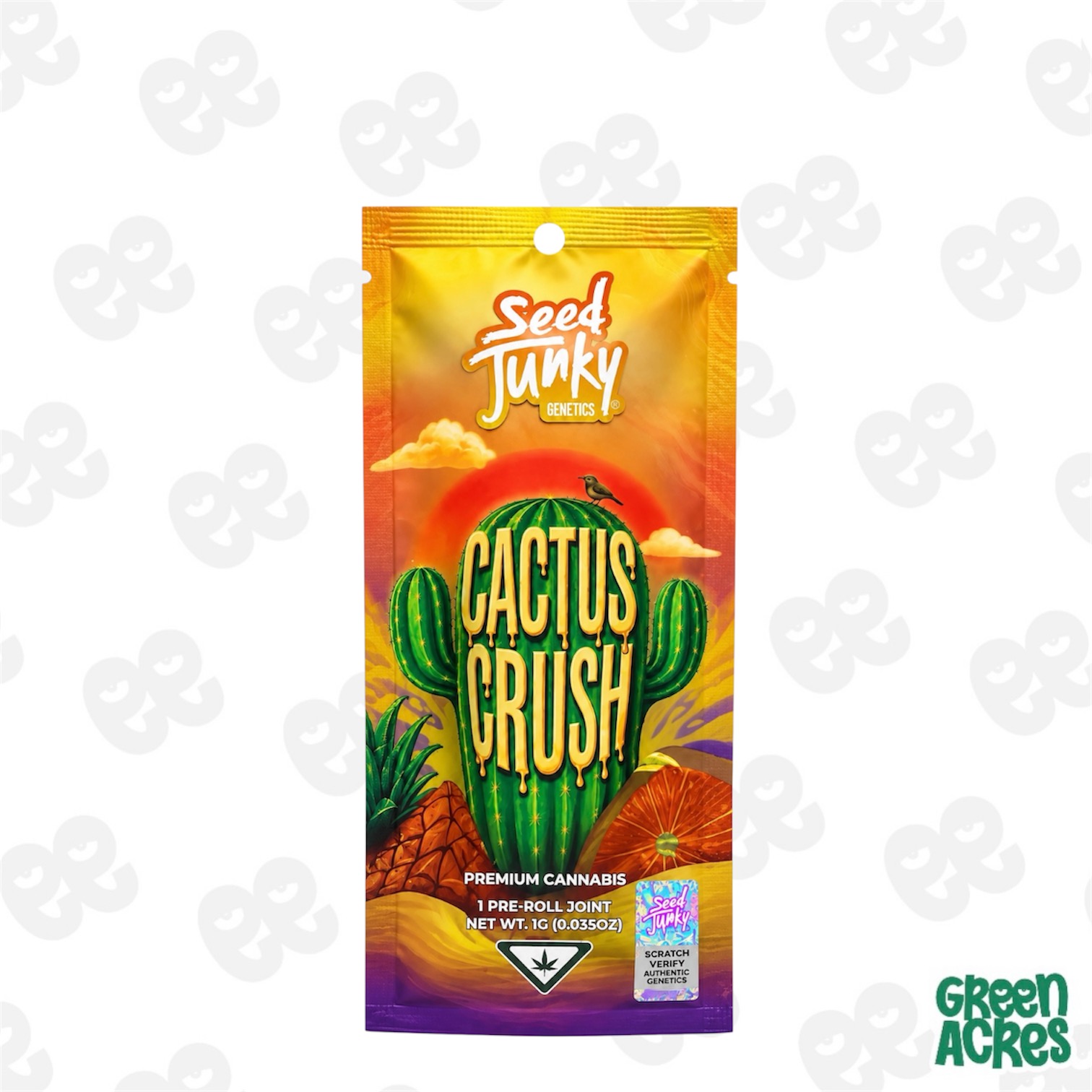 Seed Junky: Cactus Crush 1G Pre-Roll