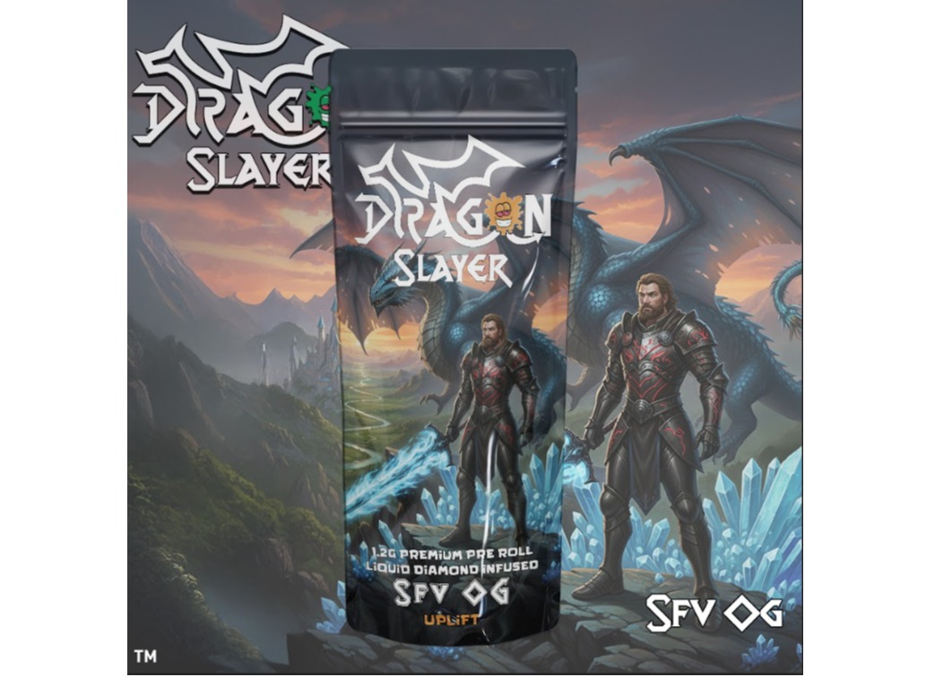 Dragon Slayer - Liquid Diamond Pre-roll 1.2g - SFV OG - Uplift