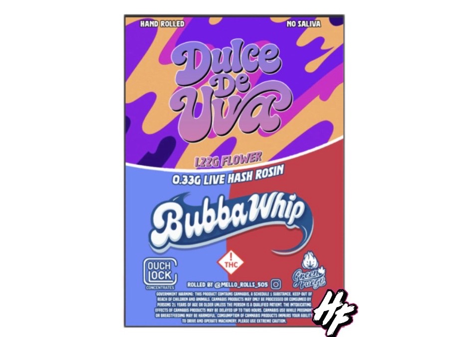 Hash Hole Dulce de Uva x Bubba Whip 1.55G