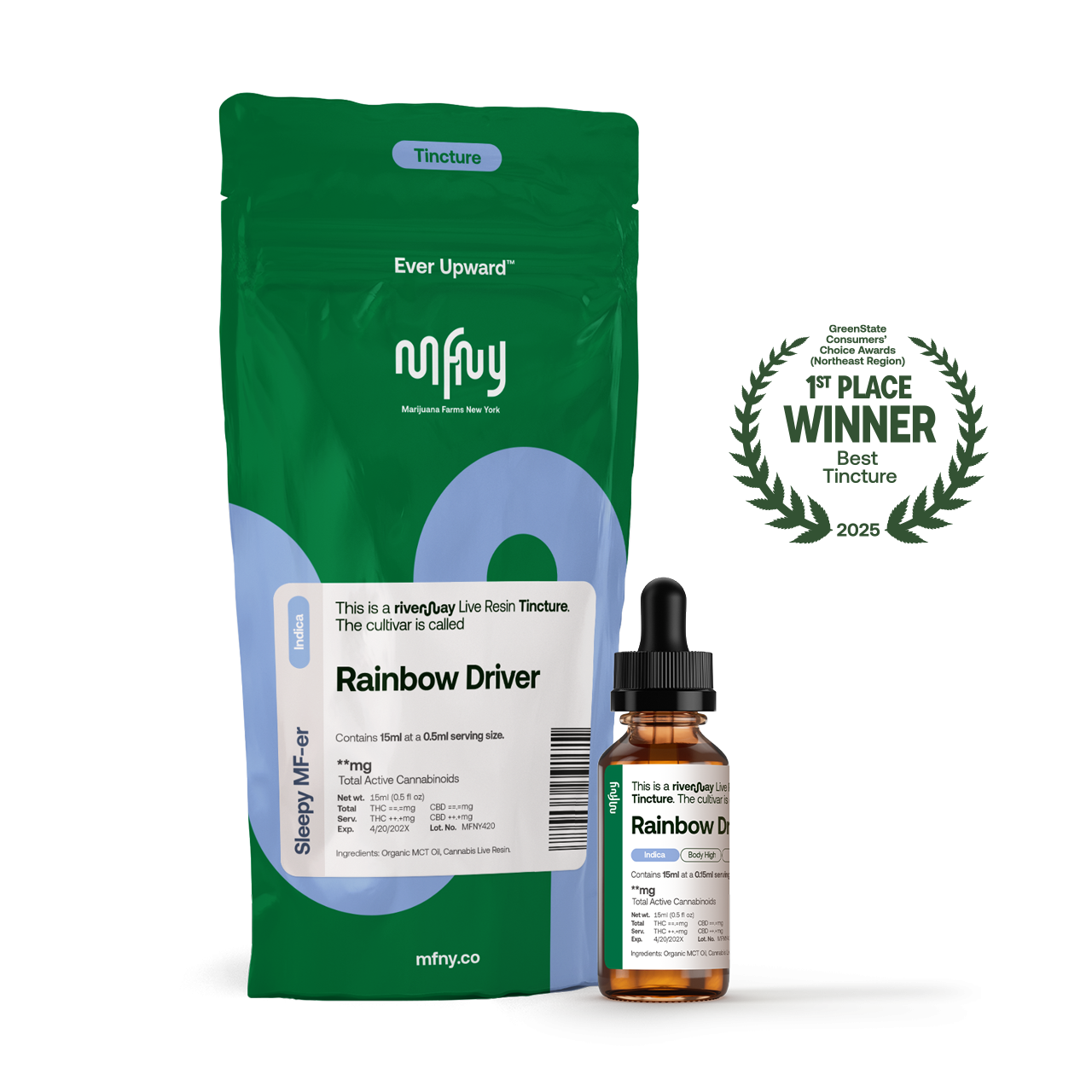 Rainbow Driver Live Resin Tincture | 15mL