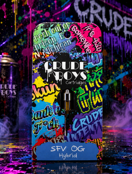 Crude Boys | SFV OG Distillate Cartridge | 1g